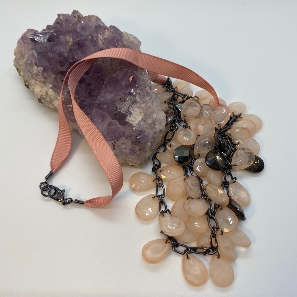 Forever 21 Layered Pink Necklace - Picture 6 of 7